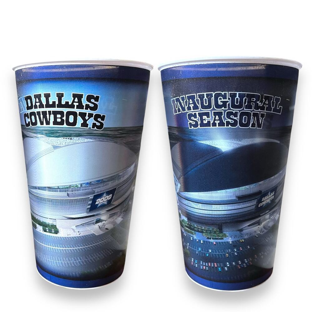 Dallas Cowboys Stadium Cup 2009 Inaugural Season 3D Changing Picture ONE CUP